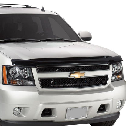 AVS 01-03 Ford Ranger Edge (w/Powerdome Hood Only) Bugflector Medium Profile Hood Shield - Smoke