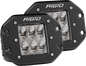 Rigid Industries D2 - Flush Mount - Driving Pair