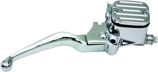 Bikers Choice Chrome 96-07 FL 96-10 ST Dyna 96-03 XL 9/16 Bore Chopped Handlebar Master Cylinder