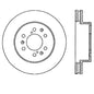 StopTech 05-10 GMC Sierra 1500 (w Rear Drum) / 07-09 GMC Yukon Front Right Slotted & Drilled Rotor