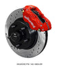 Wilwood Forged Dynalite-M Front Kit 11.30in 1 PC Rotor&Hub Drill-Red 60-68 Ford / Mercury Full Size