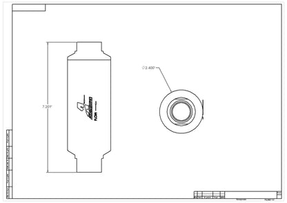 Aeromotive Marine AN-12 Fuel Filter - 100 Micron - SS Element