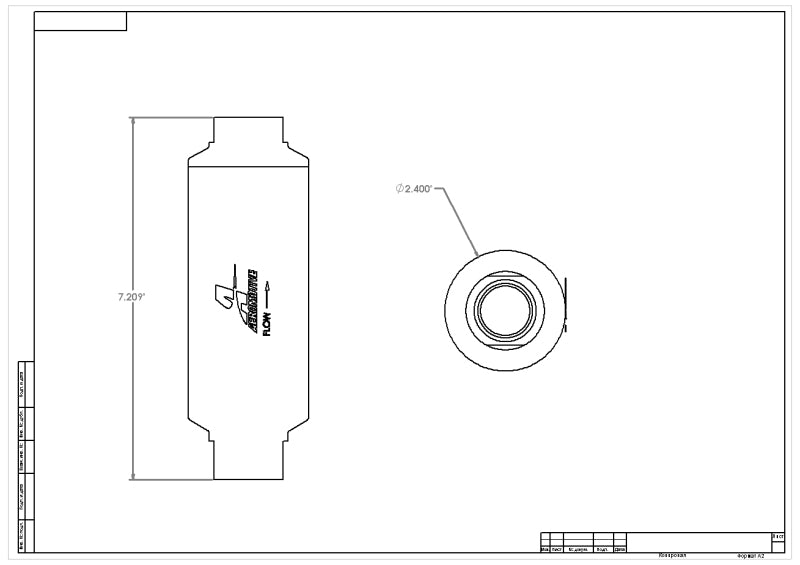 Aeromotive Pro-Series In-Line Fuel Filter - ORB-12 - 10 Micron Microglass Element