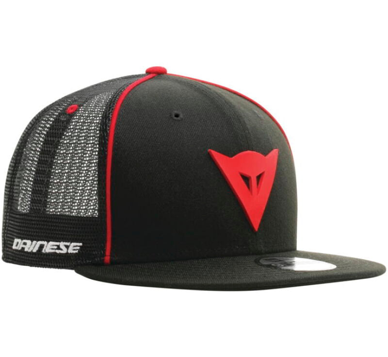 Dainese 9Fifty Trucker Snapback Cap Black/Red - One Size