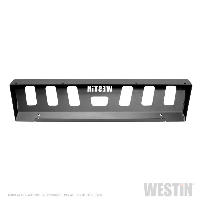 Westin 18-19 Jeep Wrangler JL Front Bumper Skid Plate - Textured Black