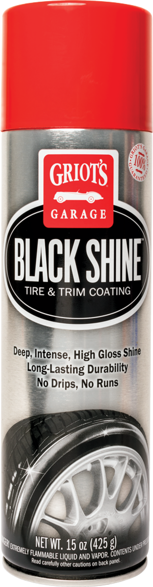 Griots Garage Black Shine Tire and Trim Coating - 15oz (Aerosol)