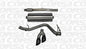 Corsa 14-19 GMC Sierra/Chevy Silv 1500 Crew Cab/Short Bed 5.3L V8 Black Sport Single Side CB Exhaust