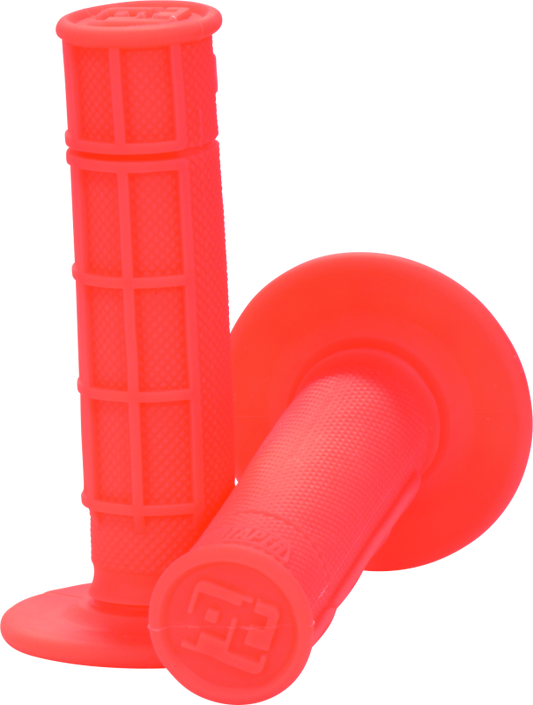 ProTaper 1/2 Waffle Grips - Neon Red