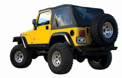 Rampage 1997-2006 Jeep Wrangler(TJ) Excludes LJ Unlimited Frameless Soft Top Kit - Black Diamond