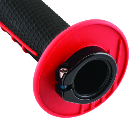 ProTaper Clamp-On 1/2 Waffle Grip - Red/Black