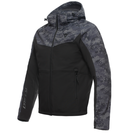 Dainese Ignite Tex Jacket Black/Camo-Gray Size - 54