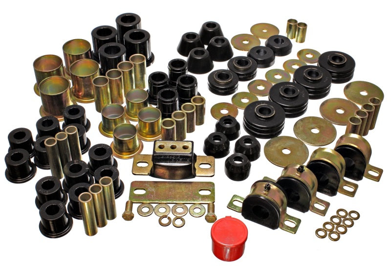 Energy Suspension 73-80 Chevrolet / GMC 2WD 1/2 Ton Pickup Black Hyper-flex Master Bushing Set