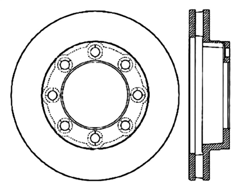 StopTech Slotted & Drilled Sport Brake Rotor