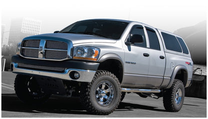 Bushwacker 02-08 Dodge Ram 1500 Fleetside Extend-A-Fender Style Flares 4pc 78.0/96.0in Bed - Black