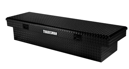 Tradesman Aluminum Economy Cross Bed Truck Tool Box (72in.) - Black