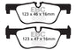 EBC 14+ BMW 228 Coupe 2.0 Turbo ATE calipers Ultimax2 Rear Brake Pads