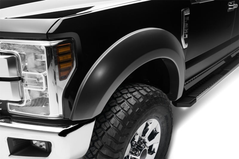 Bushwacker 17-18 Ford F-250 Super Duty Extend-A-Fender Style Flares 2pc - Black