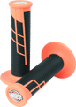 ProTaper Clamp-On 1/2 Waffle Grip - Neon Orange/Black