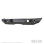 Westin 18-19 Jeep Wrangler JL WJ2 Rear Bumper w/  Sensors (Excl. Wrangler JK) - Textured Black