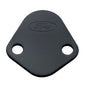 Ford Racing Fuel Pump Block Off Plate - Black Crinkle Finish w/ Ford Oval