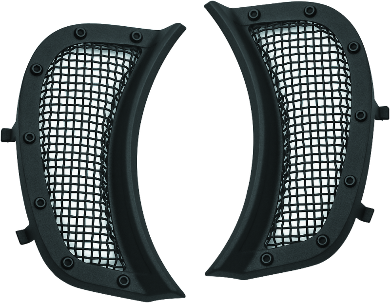 Kuryakyn Mesh Headlight Vent Accents Black