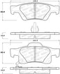 StopTech Street Brake Pads - Rear