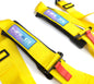 NRG 5PT 3in. Seat Belt Harness / Cam Lock - Yellow