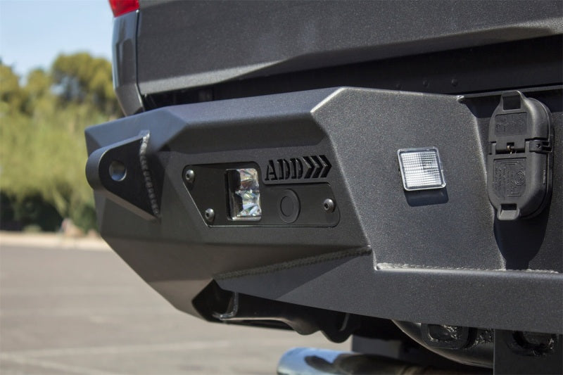 Addictive Desert Designs 2014+ Toyota Tundra Stealth Fighter Rear Bumper w/ Backup Sensor Cutouts