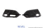 Revel GT Dry Carbon Front Fog Light Covers (Left & Right) 17-18 Honda Civic Type-R - 2 Pieces