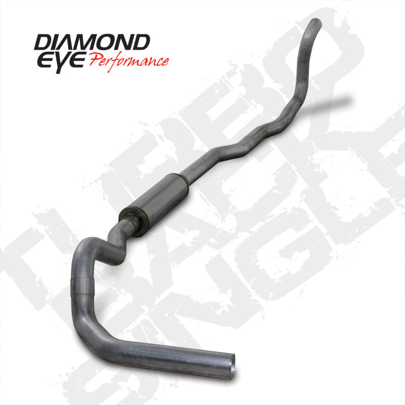 Diamond Eye KIT 4in TB MRP SGL SS DDG4X4 89-93 Dodge 5.9L Cummins 2500/3500 No Muffler