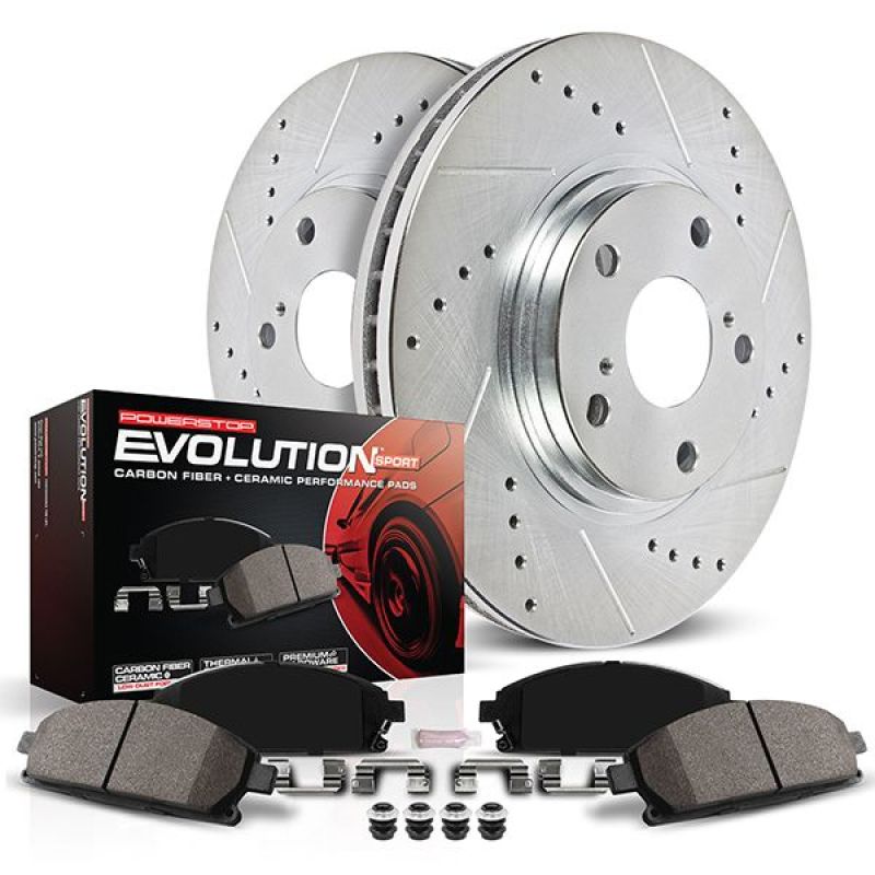 Power Stop 20-22 Kia Telluride Front Z23 Evolution Brake Kit