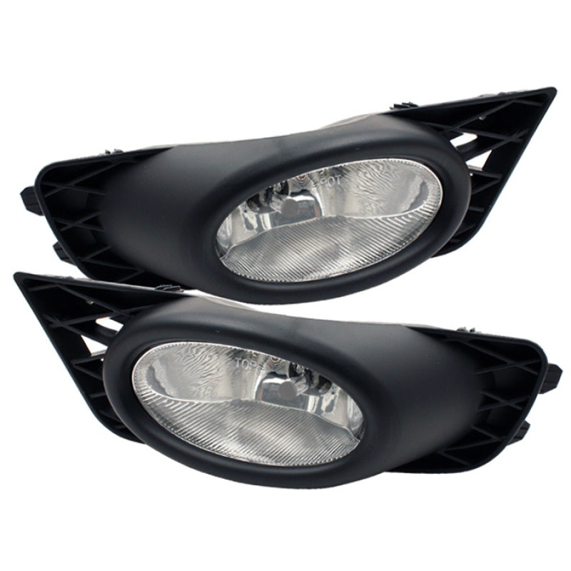 Spyder Honda Civic 09-11 4Dr OEM Fog Lights W/Switch- Clear FL-CL-HC09-4D-C