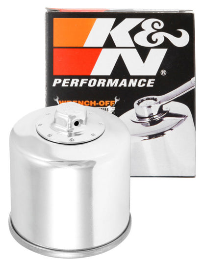 K&N Honda / Kawasaki / Arctic Cat / Suzuki / Triumph / Yamaha 2.688in OD x 2.969in H Oil Filter