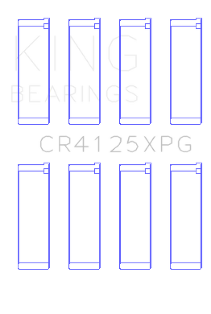 King Subaru EJ20/EJ22/EJ25 (Suites 52mm Journal Size).0.25 Oversized Tri-Metal Perf Rod Bearing Set