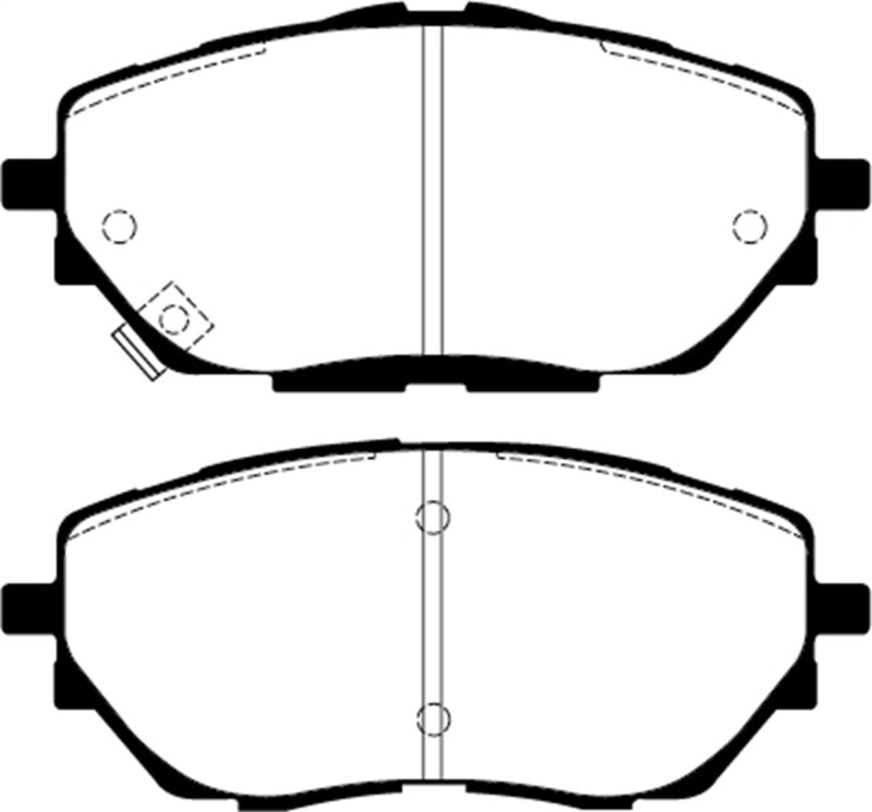 EBC 2017+ Toyota C-HR 2.0L Yellowstuff Front Brake Pads