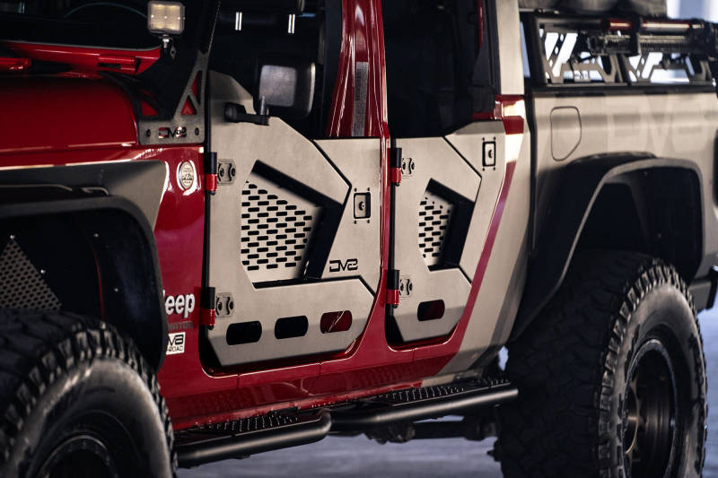 DV8 Offroad 18-22 Jeep Wrangler JL/JT Spec Series Half Doors - Front Set