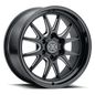 Method Raised MR802 20x10 / 6x5.5 BP / -18mm Offset / 106.25mm Bore - Double Black Milled Wheel