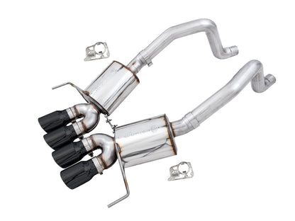 AWE Tuning 14-19 Chevy Corvette C7 Z06/ZR1 Track Edition Axle-Back Exhaust w/Black Tips