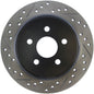 StopTech 03-09 Chrysler PTCruiser Tur / 03-05 Dodge Neon SRT-4 Rear Right Slotted & Drilled Rotor