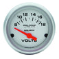 Autometer Ultra-Lite 52mm Short Sweep Electronice Voltage Gauge