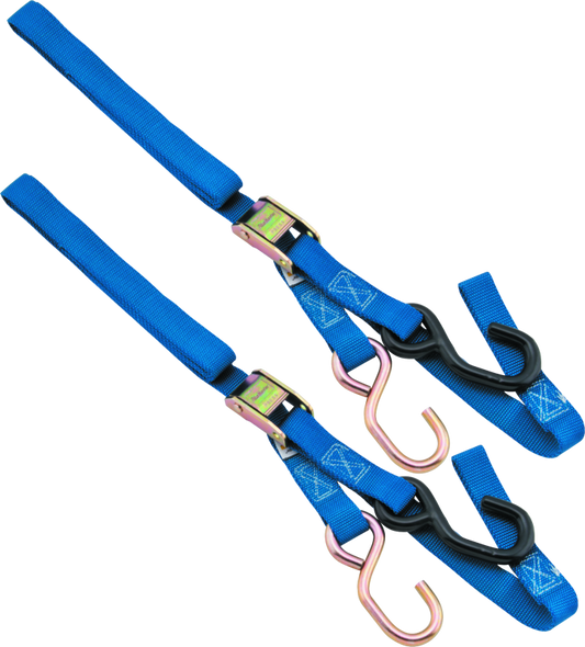 BikeMaster Tiedown Integrated Softhook - Blue