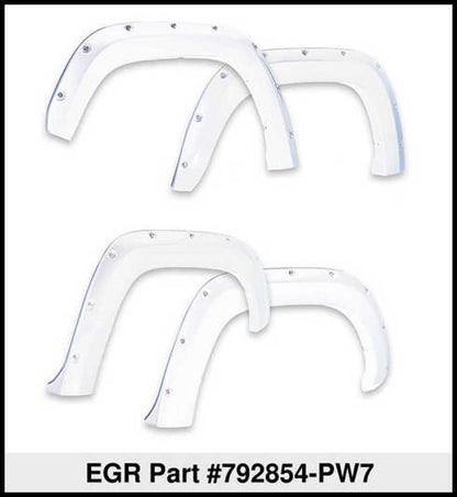 EGR 10+ Dodge Ram HD Bolt-On Look Color Match Fender Flares - Set - Bright White