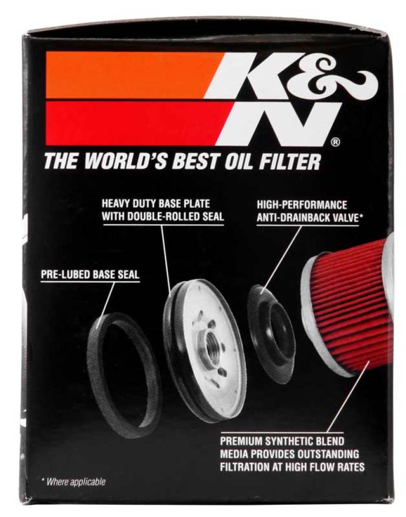 K&N Kawasaki 2.688in OD x 2.781in H Oil Filter