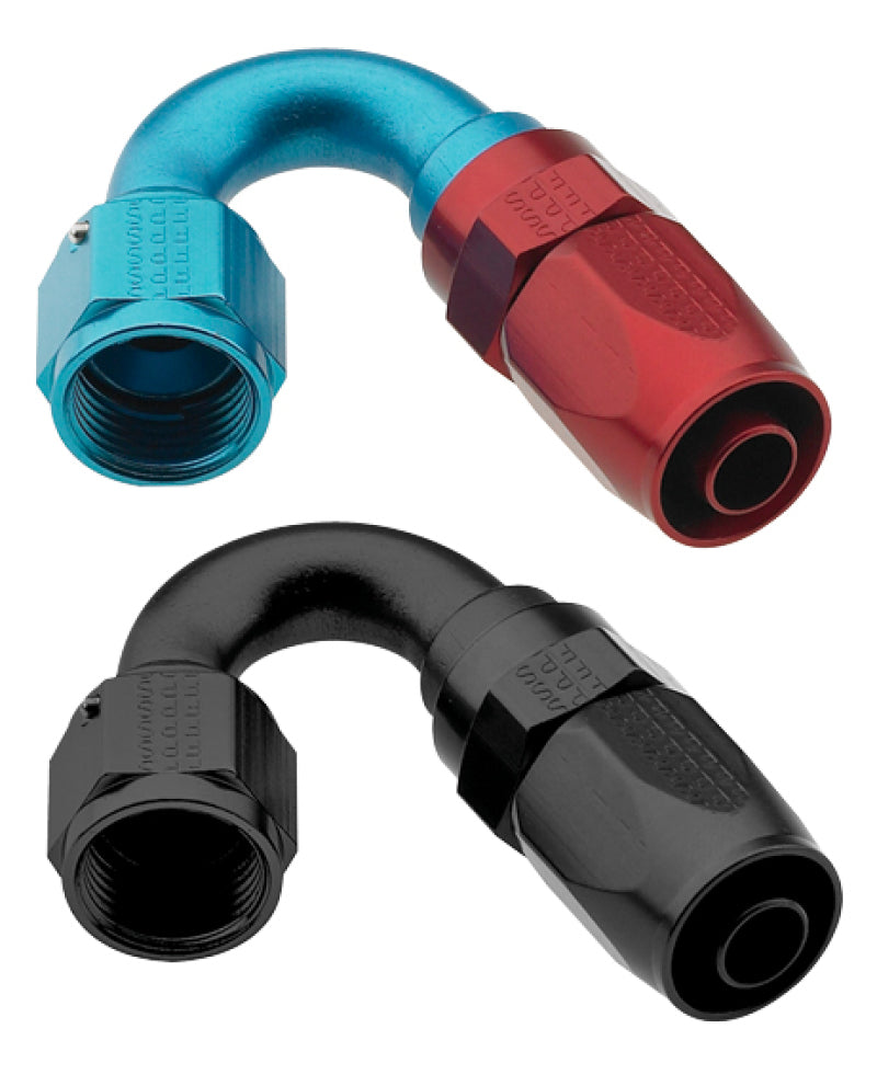 Fragola -6AN x 150 Degree Pro-Flow Hose End - Black