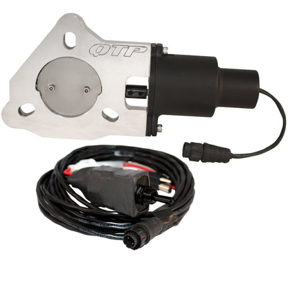 QTP 2.5in Bolt-On QTEC Electric Cutout Valve - Single