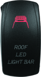 DragonFire Racing Lighted Switch Roof Led On/Off Red