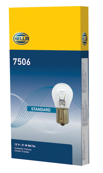 Hella Bulb 7506 12V 21W BA15s S8