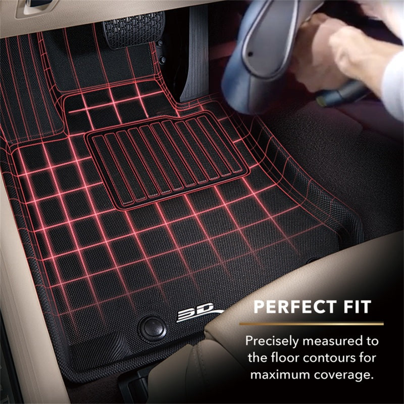 3D MAXpider 2015-2020 Audi A3/A3 Sportback E-Tron/RS3/S3 Kagu 1st Row Floormat - Black