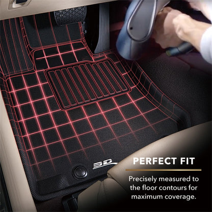 3D MAXpider 2012-2020 Toyota Tundra Reg/DBL/Crewmax/Sequoia Kagu 1st Row Floormat - Black