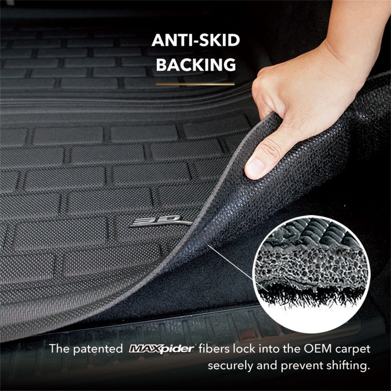 3D MAXpider 22-23 Tesla Model X Kagu Front Cargo Liner - Black